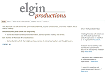 Tablet Screenshot of elginproductions.com